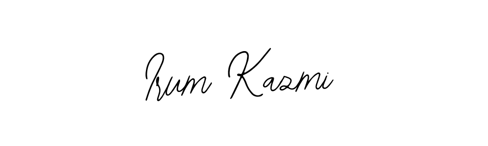 Make a beautiful signature design for name Irum Kazmi. With this signature (Bearetta-2O07w) style, you can create a handwritten signature for free. Irum Kazmi signature style 12 images and pictures png