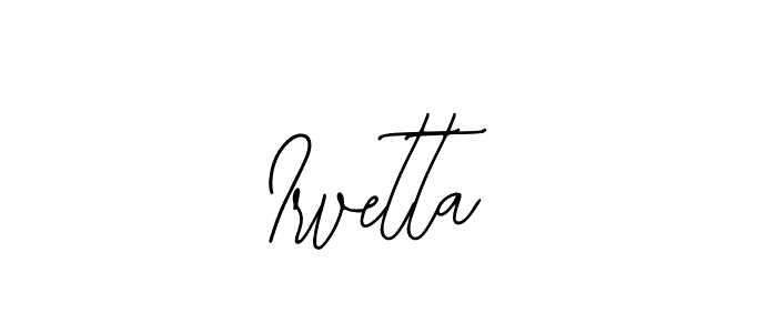Irvetta stylish signature style. Best Handwritten Sign (Bearetta-2O07w) for my name. Handwritten Signature Collection Ideas for my name Irvetta. Irvetta signature style 12 images and pictures png