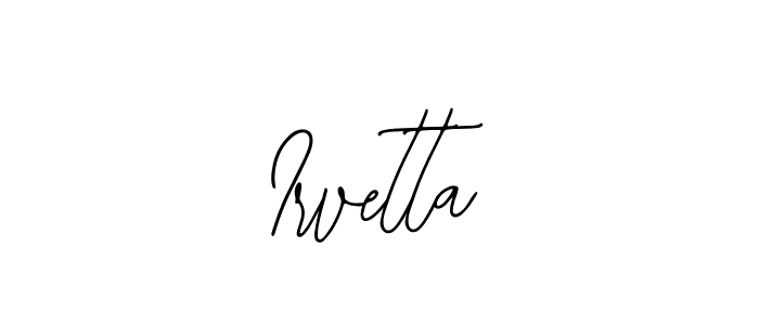 Irvetta stylish signature style. Best Handwritten Sign (Bearetta-2O07w) for my name. Handwritten Signature Collection Ideas for my name Irvetta. Irvetta signature style 12 images and pictures png