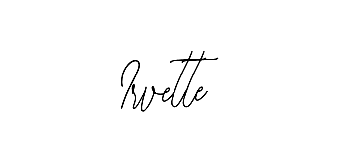 Make a beautiful signature design for name Irvette. Use this online signature maker to create a handwritten signature for free. Irvette signature style 12 images and pictures png