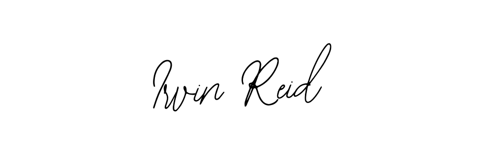 Use a signature maker to create a handwritten signature online. With this signature software, you can design (Bearetta-2O07w) your own signature for name Irvin Reid. Irvin Reid signature style 12 images and pictures png