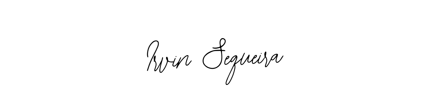 Bearetta-2O07w is a professional signature style that is perfect for those who want to add a touch of class to their signature. It is also a great choice for those who want to make their signature more unique. Get Irvin Sequeira name to fancy signature for free. Irvin Sequeira signature style 12 images and pictures png
