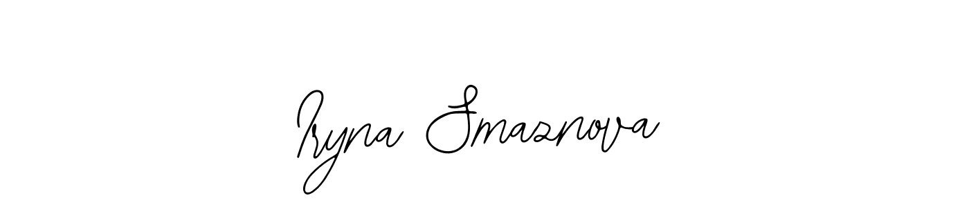 Make a beautiful signature design for name Iryna Smaznova. With this signature (Bearetta-2O07w) style, you can create a handwritten signature for free. Iryna Smaznova signature style 12 images and pictures png