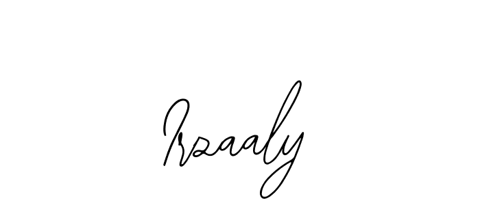 You should practise on your own different ways (Bearetta-2O07w) to write your name (Irzaaly) in signature. don't let someone else do it for you. Irzaaly signature style 12 images and pictures png