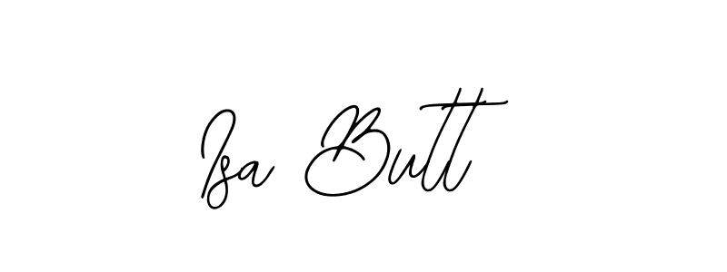 Also You can easily find your signature by using the search form. We will create Isa Butt name handwritten signature images for you free of cost using Bearetta-2O07w sign style. Isa Butt signature style 12 images and pictures png