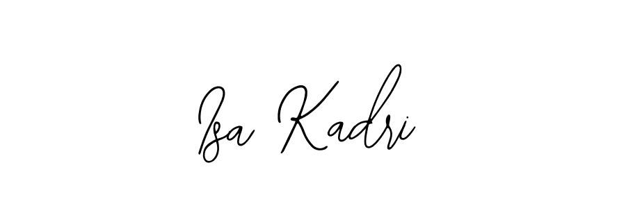 Similarly Bearetta-2O07w is the best handwritten signature design. Signature creator online .You can use it as an online autograph creator for name Isa Kadri. Isa Kadri signature style 12 images and pictures png