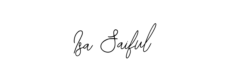 This is the best signature style for the Isa Saiful name. Also you like these signature font (Bearetta-2O07w). Mix name signature. Isa Saiful signature style 12 images and pictures png