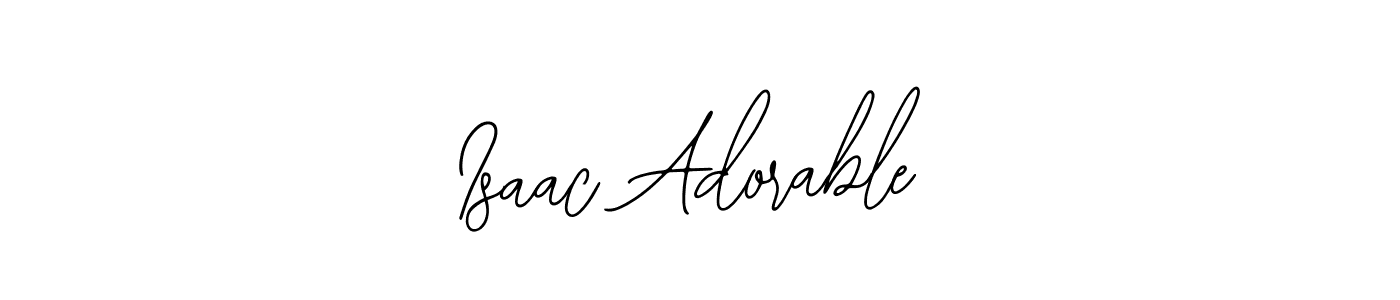 Isaac Adorable stylish signature style. Best Handwritten Sign (Bearetta-2O07w) for my name. Handwritten Signature Collection Ideas for my name Isaac Adorable. Isaac Adorable signature style 12 images and pictures png