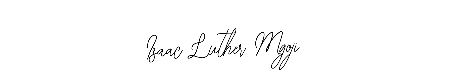 Design your own signature with our free online signature maker. With this signature software, you can create a handwritten (Bearetta-2O07w) signature for name Isaac Luther Mgoji. Isaac Luther Mgoji signature style 12 images and pictures png