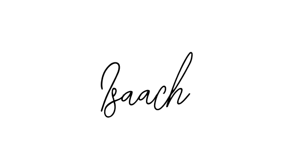 You should practise on your own different ways (Bearetta-2O07w) to write your name (Isaach) in signature. don't let someone else do it for you. Isaach signature style 12 images and pictures png