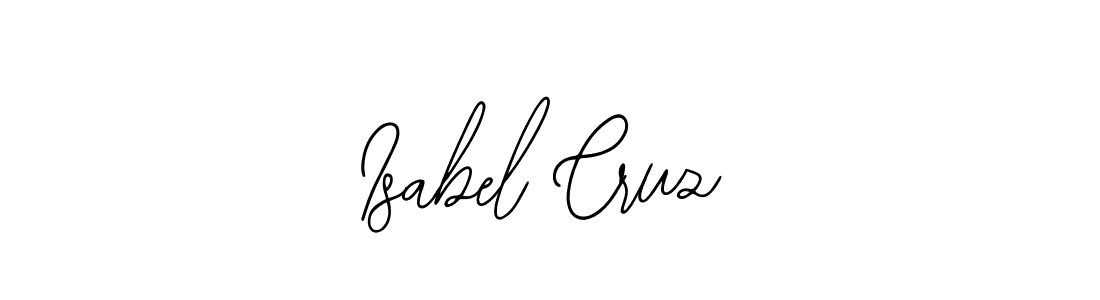 How to make Isabel Cruz name signature. Use Bearetta-2O07w style for creating short signs online. This is the latest handwritten sign. Isabel Cruz signature style 12 images and pictures png