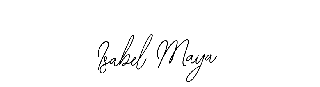 How to make Isabel Maya name signature. Use Bearetta-2O07w style for creating short signs online. This is the latest handwritten sign. Isabel Maya signature style 12 images and pictures png