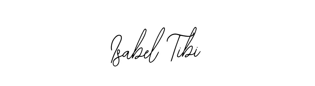 You should practise on your own different ways (Bearetta-2O07w) to write your name (Isabel Tibi) in signature. don't let someone else do it for you. Isabel Tibi signature style 12 images and pictures png