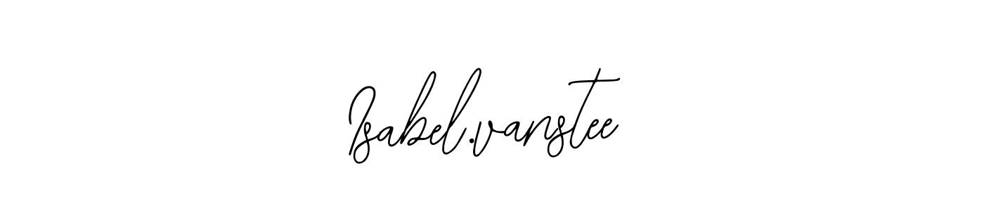 Design your own signature with our free online signature maker. With this signature software, you can create a handwritten (Bearetta-2O07w) signature for name Isabel.vanstee. Isabel.vanstee signature style 12 images and pictures png