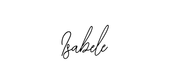 Design your own signature with our free online signature maker. With this signature software, you can create a handwritten (Bearetta-2O07w) signature for name Isabele. Isabele signature style 12 images and pictures png