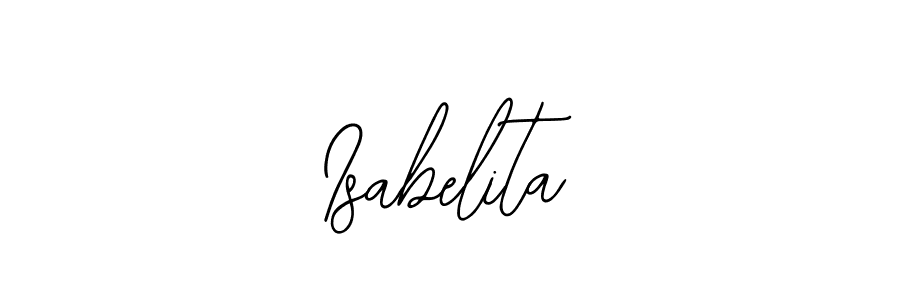 Bearetta-2O07w is a professional signature style that is perfect for those who want to add a touch of class to their signature. It is also a great choice for those who want to make their signature more unique. Get Isabelita name to fancy signature for free. Isabelita signature style 12 images and pictures png