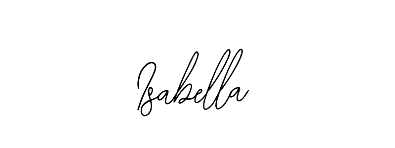 Design your own signature with our free online signature maker. With this signature software, you can create a handwritten (Bearetta-2O07w) signature for name Isabella. Isabella signature style 12 images and pictures png