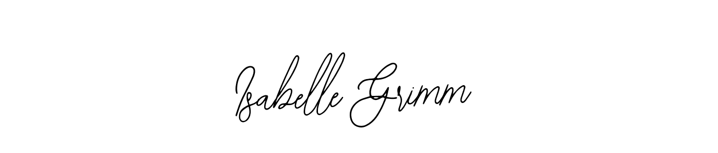 Isabelle Grimm stylish signature style. Best Handwritten Sign (Bearetta-2O07w) for my name. Handwritten Signature Collection Ideas for my name Isabelle Grimm. Isabelle Grimm signature style 12 images and pictures png