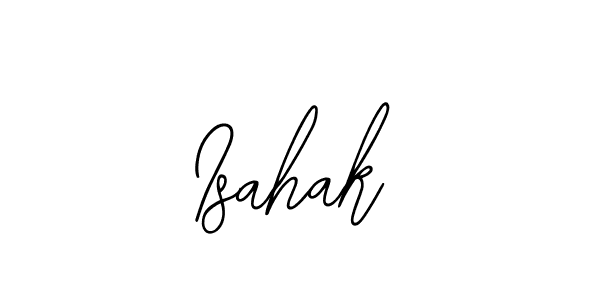 Make a beautiful signature design for name Isahak. Use this online signature maker to create a handwritten signature for free. Isahak signature style 12 images and pictures png