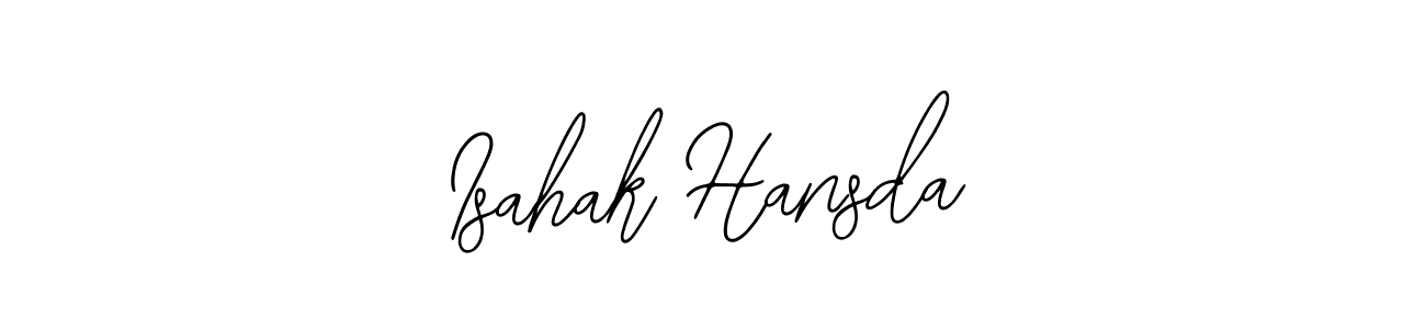 How to Draw Isahak Hansda signature style? Bearetta-2O07w is a latest design signature styles for name Isahak Hansda. Isahak Hansda signature style 12 images and pictures png