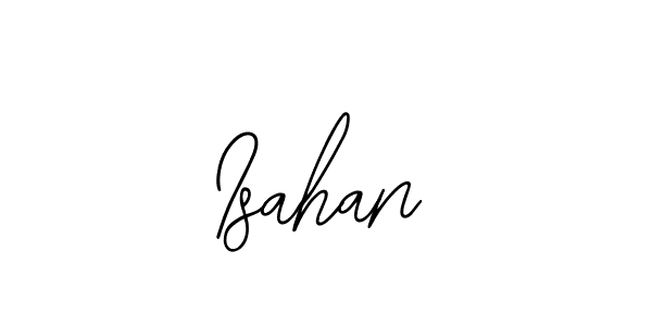 Design your own signature with our free online signature maker. With this signature software, you can create a handwritten (Bearetta-2O07w) signature for name Isahan. Isahan signature style 12 images and pictures png