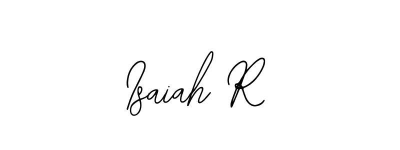 Make a beautiful signature design for name Isaiah R. With this signature (Bearetta-2O07w) style, you can create a handwritten signature for free. Isaiah R signature style 12 images and pictures png