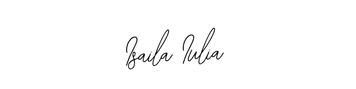 Also You can easily find your signature by using the search form. We will create Isaila Iulia name handwritten signature images for you free of cost using Bearetta-2O07w sign style. Isaila Iulia signature style 12 images and pictures png