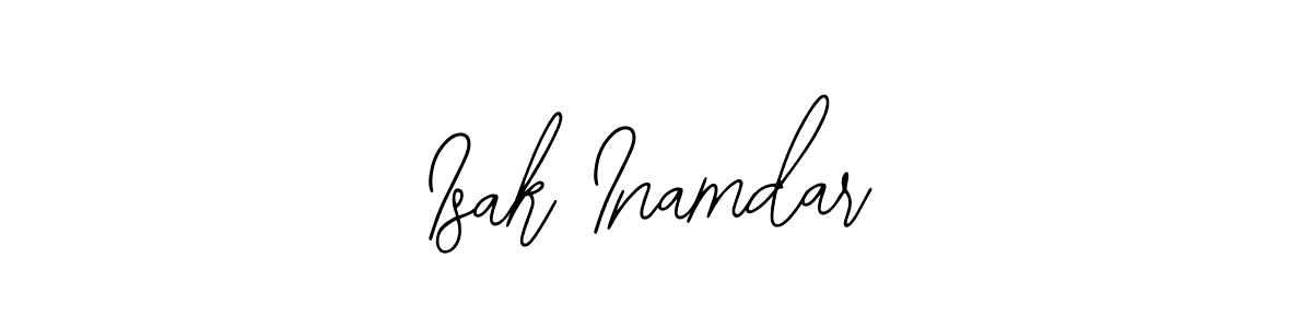 This is the best signature style for the Isak Inamdar name. Also you like these signature font (Bearetta-2O07w). Mix name signature. Isak Inamdar signature style 12 images and pictures png