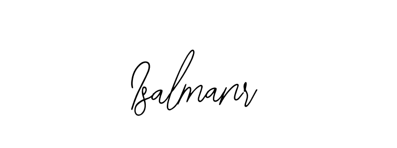Use a signature maker to create a handwritten signature online. With this signature software, you can design (Bearetta-2O07w) your own signature for name Isalmanr. Isalmanr signature style 12 images and pictures png