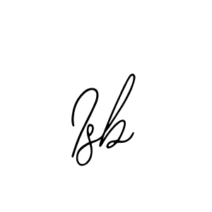 Bearetta-2O07w is a professional signature style that is perfect for those who want to add a touch of class to their signature. It is also a great choice for those who want to make their signature more unique. Get Isb name to fancy signature for free. Isb signature style 12 images and pictures png