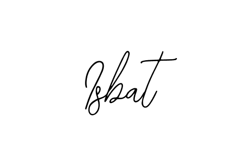 How to make Isbat signature? Bearetta-2O07w is a professional autograph style. Create handwritten signature for Isbat name. Isbat signature style 12 images and pictures png