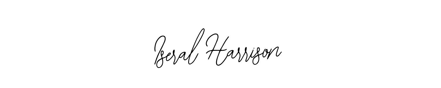 Use a signature maker to create a handwritten signature online. With this signature software, you can design (Bearetta-2O07w) your own signature for name Iseral Harrison. Iseral Harrison signature style 12 images and pictures png