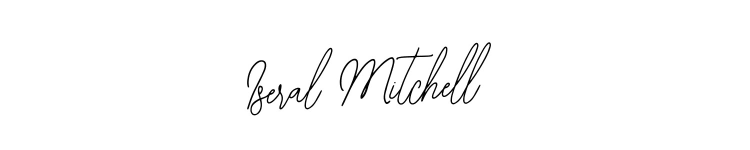 The best way (Bearetta-2O07w) to make a short signature is to pick only two or three words in your name. The name Iseral Mitchell include a total of six letters. For converting this name. Iseral Mitchell signature style 12 images and pictures png