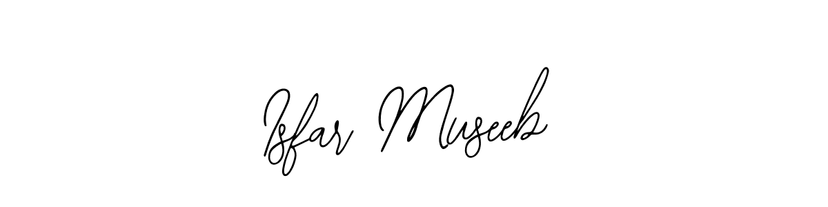 Create a beautiful signature design for name Isfar Museeb. With this signature (Bearetta-2O07w) fonts, you can make a handwritten signature for free. Isfar Museeb signature style 12 images and pictures png