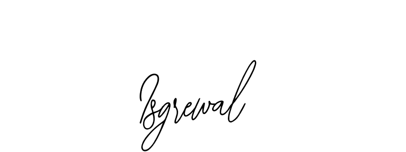 Also You can easily find your signature by using the search form. We will create Isgrewal name handwritten signature images for you free of cost using Bearetta-2O07w sign style. Isgrewal signature style 12 images and pictures png