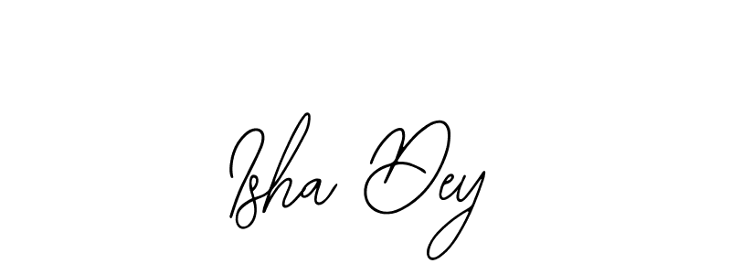 Create a beautiful signature design for name Isha Dey. With this signature (Bearetta-2O07w) fonts, you can make a handwritten signature for free. Isha Dey signature style 12 images and pictures png