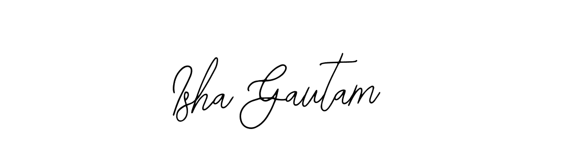 It looks lik you need a new signature style for name Isha Gautam. Design unique handwritten (Bearetta-2O07w) signature with our free signature maker in just a few clicks. Isha Gautam signature style 12 images and pictures png