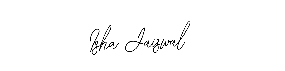 This is the best signature style for the Isha Jaiswal name. Also you like these signature font (Bearetta-2O07w). Mix name signature. Isha Jaiswal signature style 12 images and pictures png