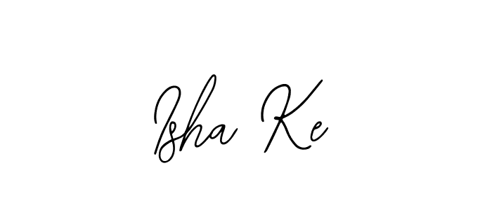 Use a signature maker to create a handwritten signature online. With this signature software, you can design (Bearetta-2O07w) your own signature for name Isha Ke. Isha Ke signature style 12 images and pictures png