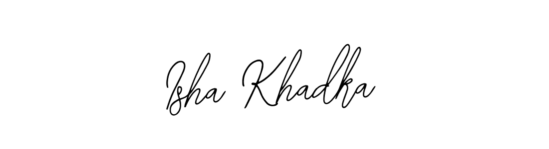 Also we have Isha Khadka name is the best signature style. Create professional handwritten signature collection using Bearetta-2O07w autograph style. Isha Khadka signature style 12 images and pictures png