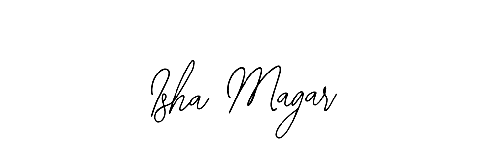 How to Draw Isha Magar signature style? Bearetta-2O07w is a latest design signature styles for name Isha Magar. Isha Magar signature style 12 images and pictures png
