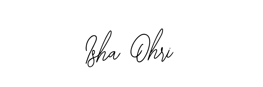 Use a signature maker to create a handwritten signature online. With this signature software, you can design (Bearetta-2O07w) your own signature for name Isha Ohri. Isha Ohri signature style 12 images and pictures png