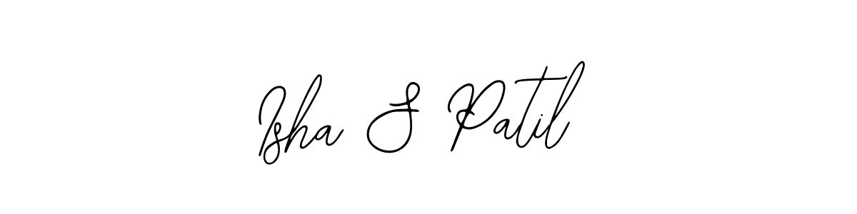 Isha S Patil stylish signature style. Best Handwritten Sign (Bearetta-2O07w) for my name. Handwritten Signature Collection Ideas for my name Isha S Patil. Isha S Patil signature style 12 images and pictures png