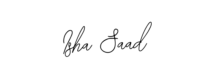 Create a beautiful signature design for name Isha Saad. With this signature (Bearetta-2O07w) fonts, you can make a handwritten signature for free. Isha Saad signature style 12 images and pictures png