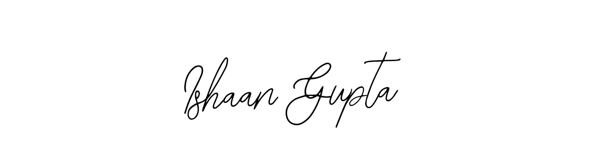 You should practise on your own different ways (Bearetta-2O07w) to write your name (Ishaan Gupta) in signature. don't let someone else do it for you. Ishaan Gupta signature style 12 images and pictures png