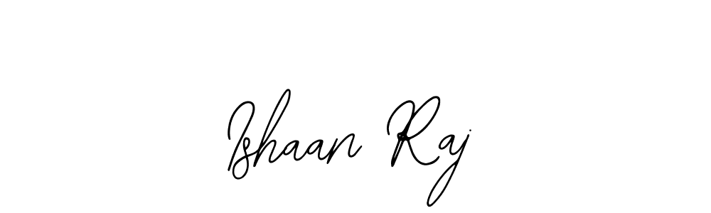 How to make Ishaan Raj name signature. Use Bearetta-2O07w style for creating short signs online. This is the latest handwritten sign. Ishaan Raj signature style 12 images and pictures png