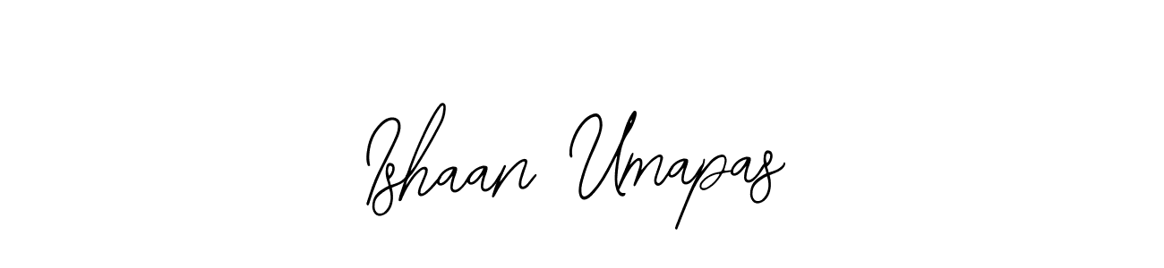 Use a signature maker to create a handwritten signature online. With this signature software, you can design (Bearetta-2O07w) your own signature for name Ishaan Umapas. Ishaan Umapas signature style 12 images and pictures png