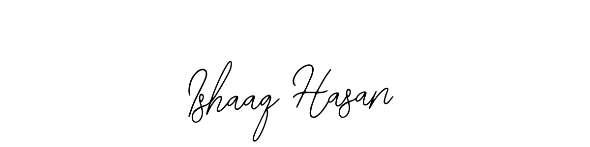 Make a beautiful signature design for name Ishaaq Hasan. With this signature (Bearetta-2O07w) style, you can create a handwritten signature for free. Ishaaq Hasan signature style 12 images and pictures png