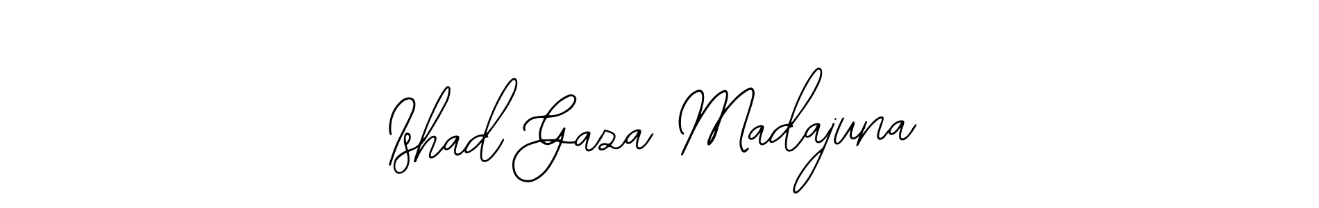 It looks lik you need a new signature style for name Ishad Gaza Madajuna. Design unique handwritten (Bearetta-2O07w) signature with our free signature maker in just a few clicks. Ishad Gaza Madajuna signature style 12 images and pictures png