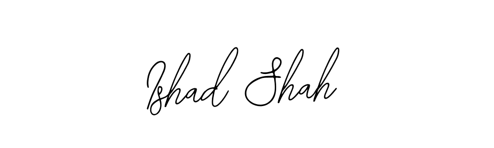 Use a signature maker to create a handwritten signature online. With this signature software, you can design (Bearetta-2O07w) your own signature for name Ishad Shah. Ishad Shah signature style 12 images and pictures png